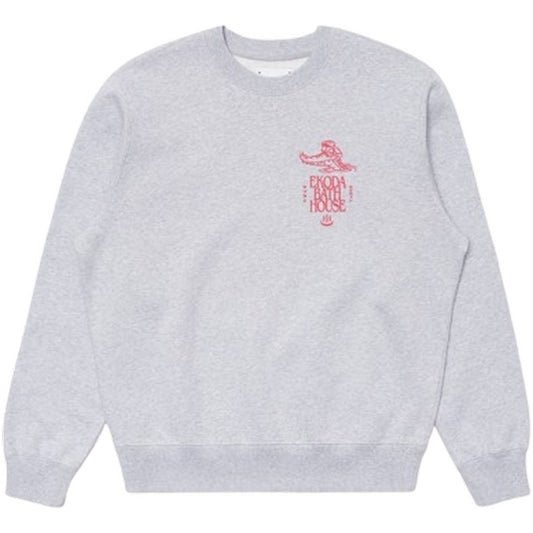Felpe senza cappuccio Uomo Edwin - Ekoda Bath House Sweat - Grigio