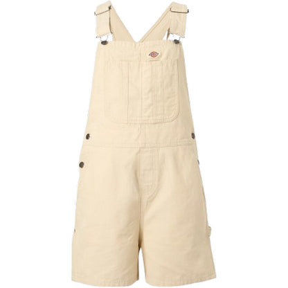 Salopette Donna Dickies - Lightweight Canvas Short Bib W - Beige