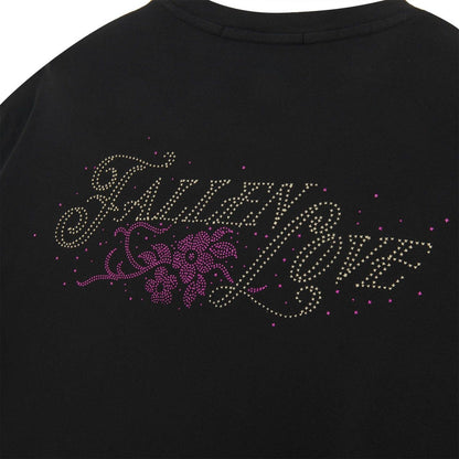 T-shirt Uomo Iuter - Fallen Love Ribbed Tee - Nero