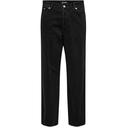 Jeans Uomo Only & Sons - Onsfive Baggy Black 2619 Tai Dnm - Nero