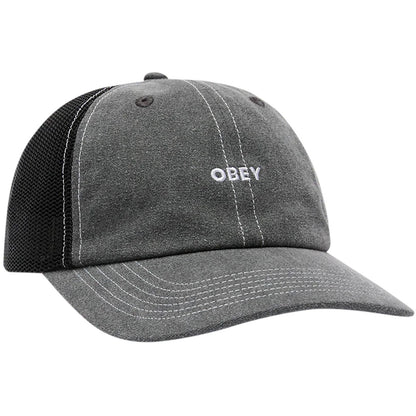Cappellini da baseball Unisex Obey - Bold Pigment 6 Panel Trucker Hat - Nero