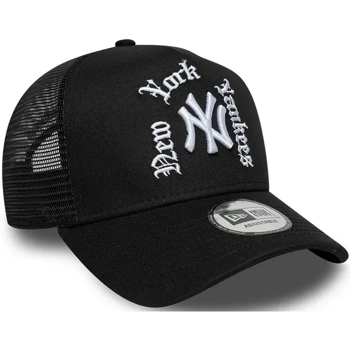 Cappellini da baseball Unisex New Era - Wordmark Trucker - Nero
