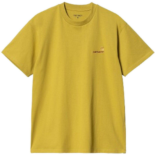 T-shirt Uomo Carhartt Wip - S/S American Script - Verde