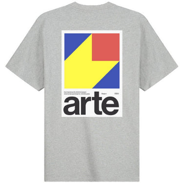 T-shirt Uomo Arte Antwerp - Taut Back Y Print T-Shirt - Grigio