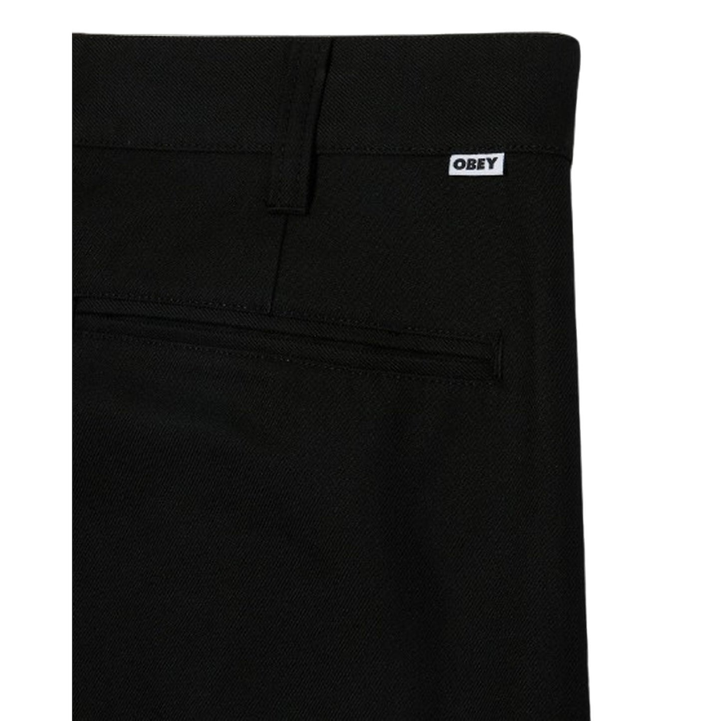 Pantaloni Uomo Obey - Dean Pleated Pant - Nero