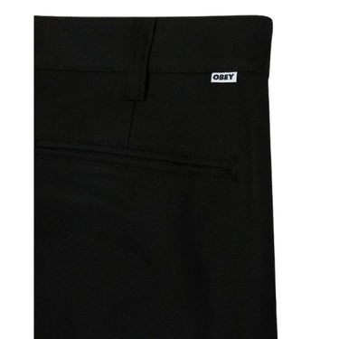Pantaloni Uomo Obey - Dean Pleated Pant - Nero