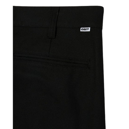 Pantaloni Uomo Obey - Dean Pleated Pant - Nero