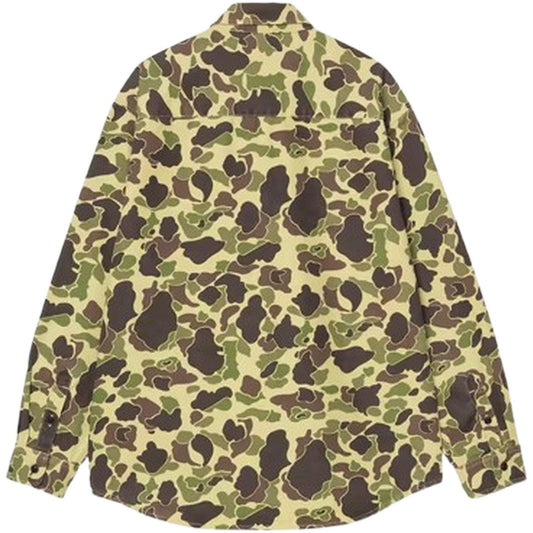 Camicie casual Uomo Carhartt Wip - L/S Duck Shirt - Verde