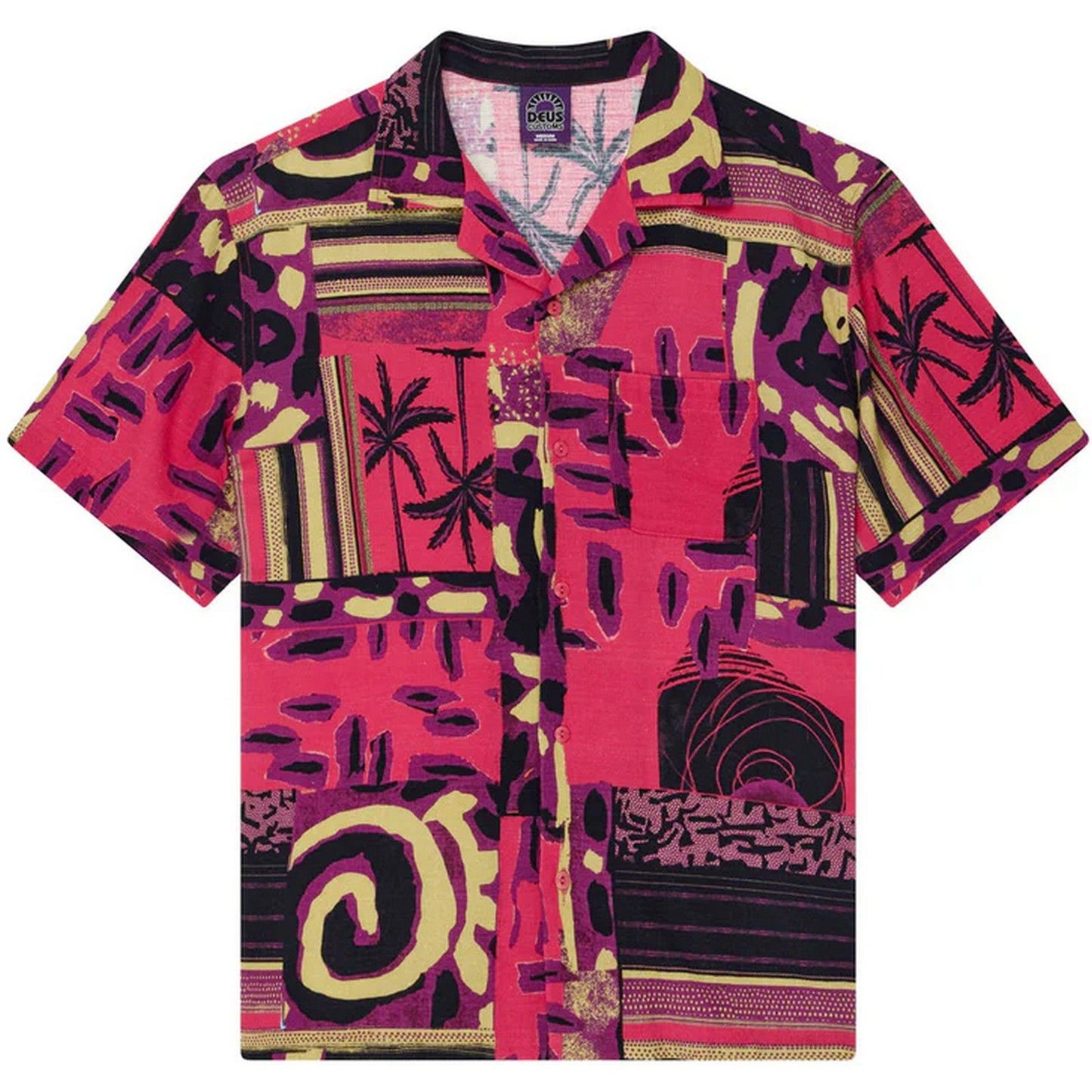 Camicie casual Uomo Deus Ex Machina - Freamon Shirt - Rosso
