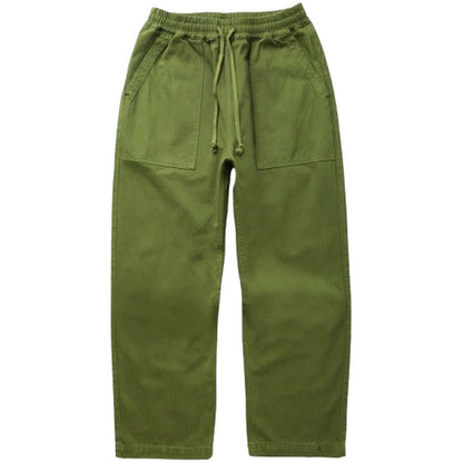 Pantaloni Uomo Service Works - Herringbone Chef Pant - Verde