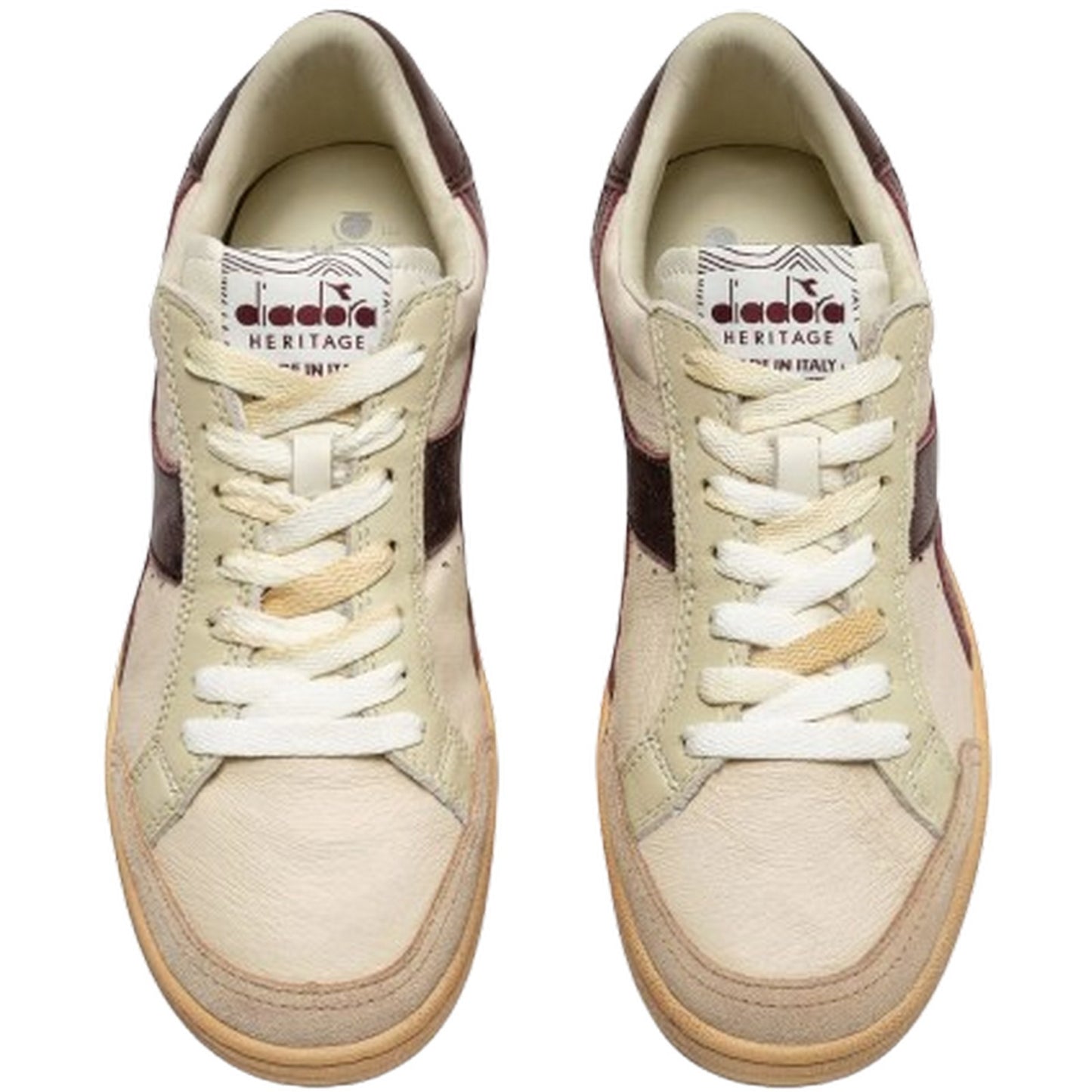 Sneaker Unisex Diadora - Prestige Aged Italia - Bordeaux