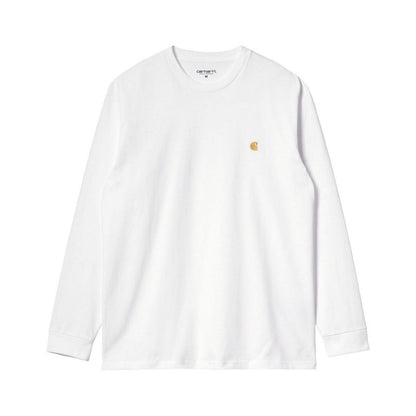 Maglie a manica lunga Uomo Carhartt Wip - L/S Chase T-Shirt - Bianco