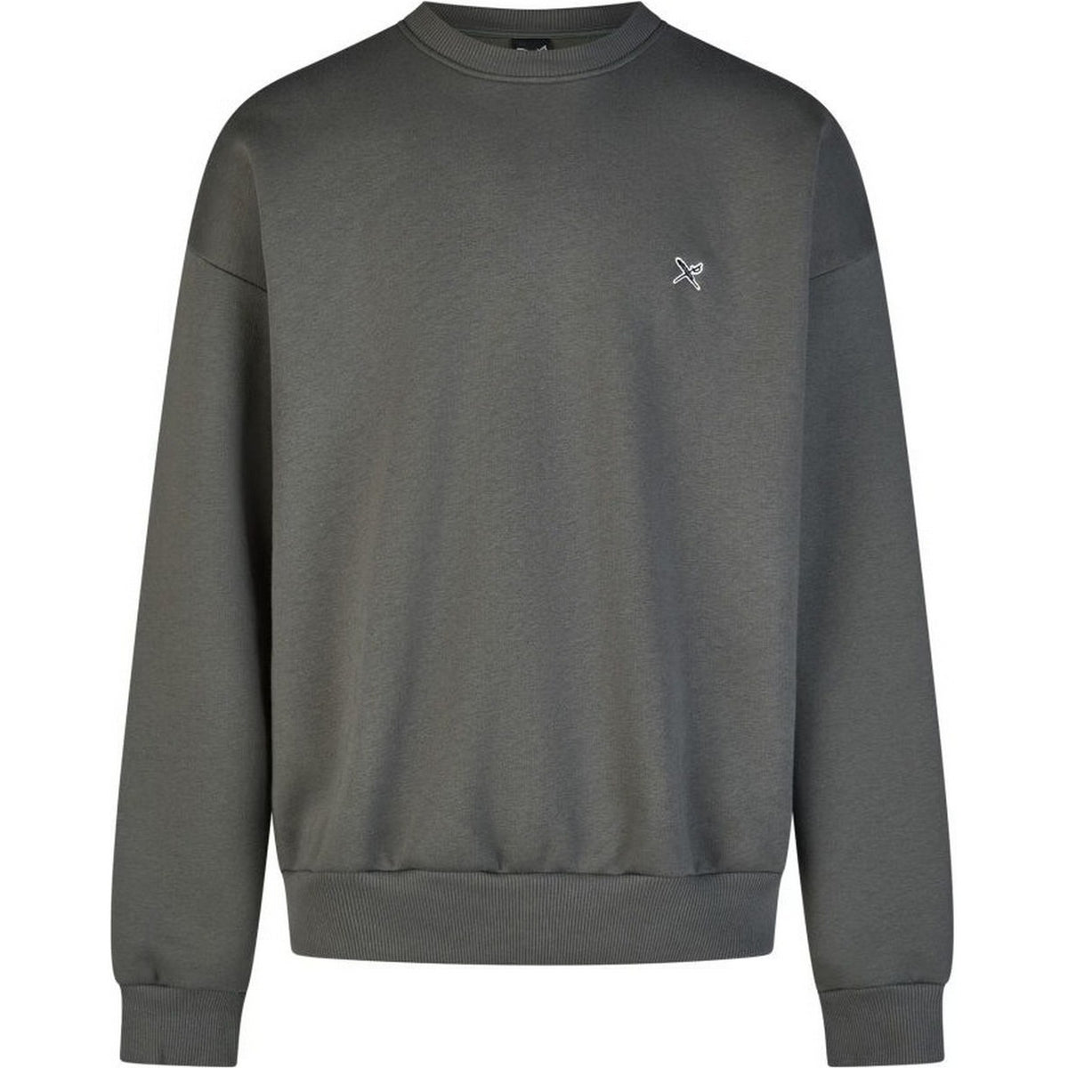 Felpe senza cappuccio Uomo Iriedaily - Flagloose Crewneck - Grigio