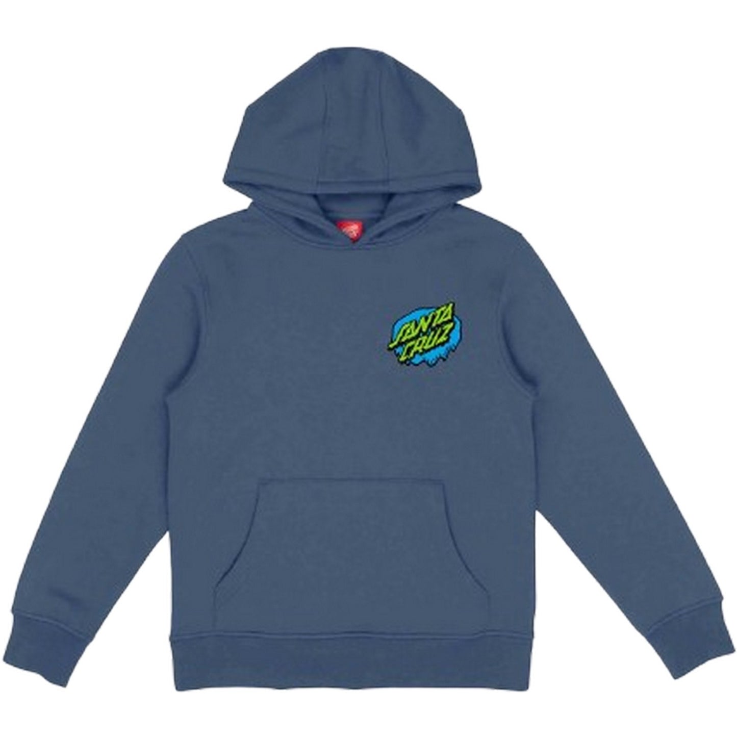 Felpe con cappuccio Bambino Santa Cruz - Youth Slime Dot Hood - Blu