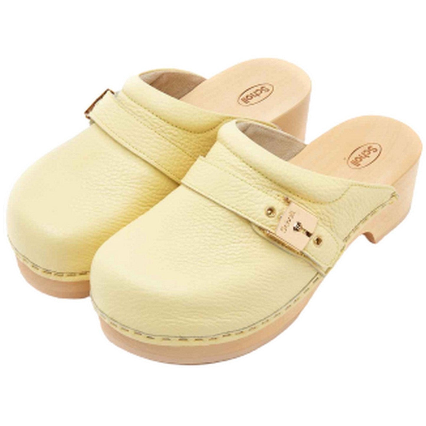 Sandali Donna Scholl - Pescura Clog 50 - Giallo