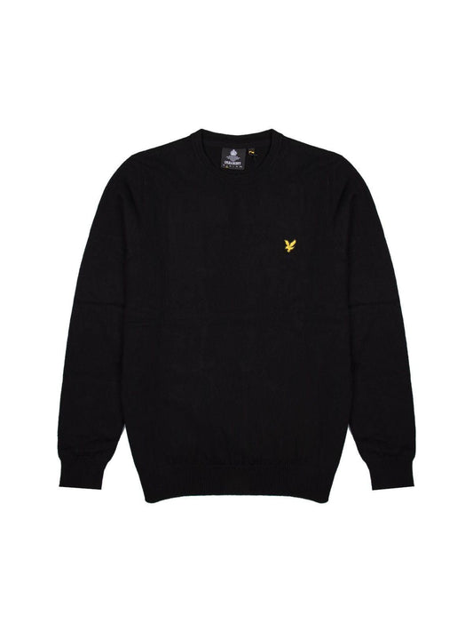 Maglie Uomo Lyle & Scott - Cotton Crew Neck Jumper - Nero