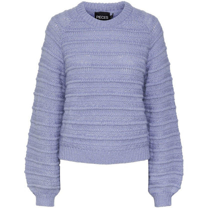 Maglie Donna Pieces - Pcjayda Ls O-Neck Knit - Lavanda