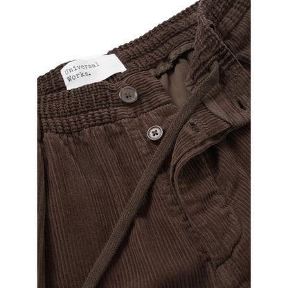 Pantaloni Uomo Universal Works - Pleated Track Pant - Marrone
