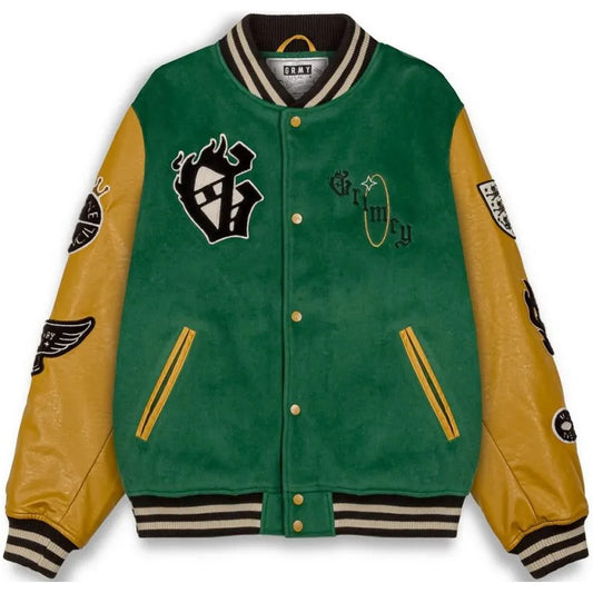 Giacche Uomo Grmy - Saoirse Baseball Jacket - Verde