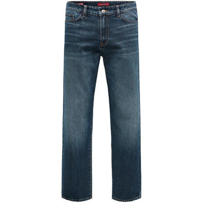 Jeans Uomo Only & Sons - Onsedge Straight Db 2103 Azg Dnm - Blu