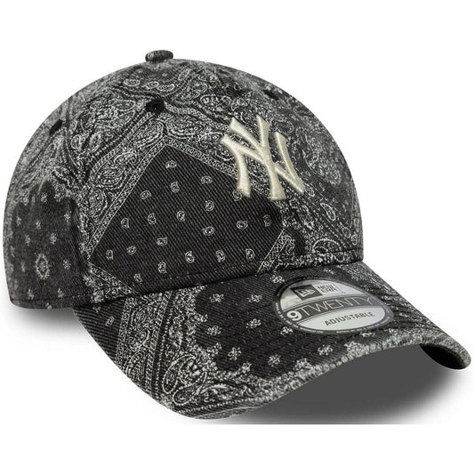 Cappellini da baseball Uomo New Era - Washed Paisley 9Twenty - Nero