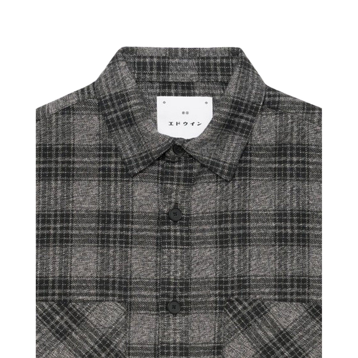 Camicie casual Uomo Edwin - Ace Shirt Ls - Nero