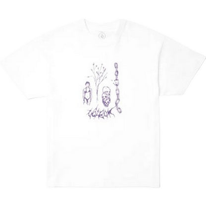 T-shirt Uomo Volcom - Poetic Dess Lse Sst - Bianco