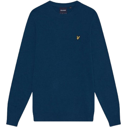 Felpe senza cappuccio Uomo Lyle & Scott - Lambswool Blend Crew Neck Jump - Blu