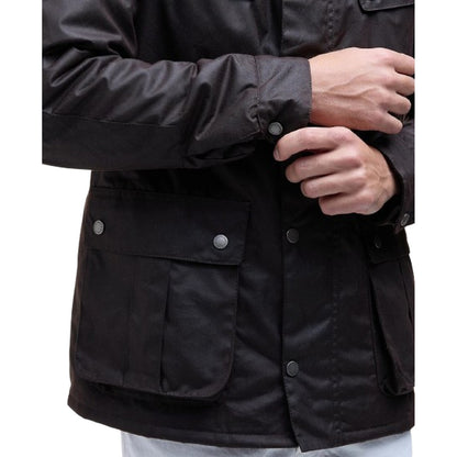 Giacche Uomo Barbour International - Tourer Duke Wax - Marrone