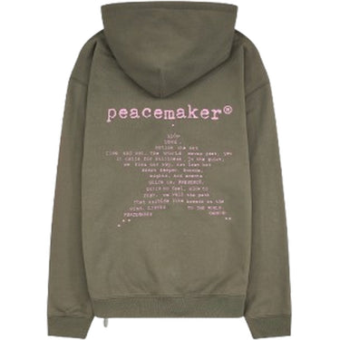 Męskie bluzy z kapturem OAMC Peacemaker – luźna bluza z kapturem z nadrukiem gwiazd – szara