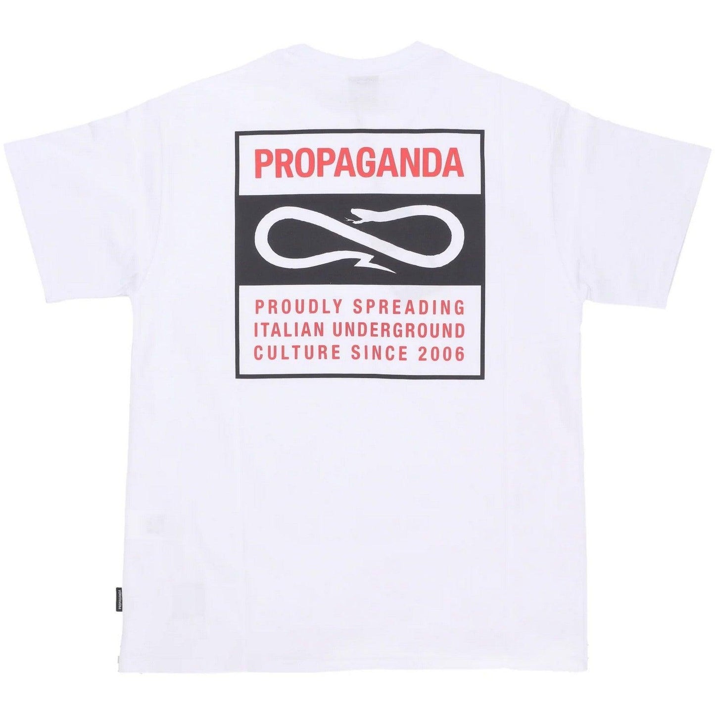 T-shirt Uomo Propaganda - T-Shirt Label Classic - Bianco