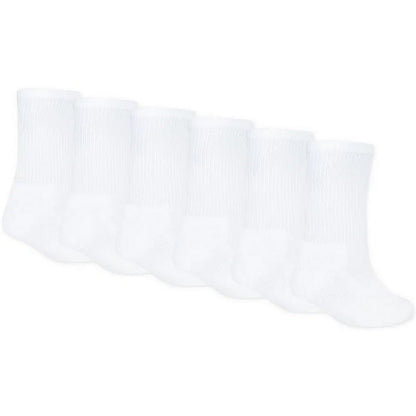 Calze Bambini Unisex Jordan - Everyday Essentials 6Pk Crew - Bianco