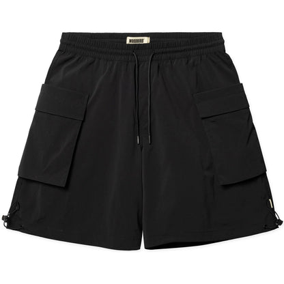 Bermuda Uomo Woodbird - Wbsmoul Tech Cargo Shorts - Nero