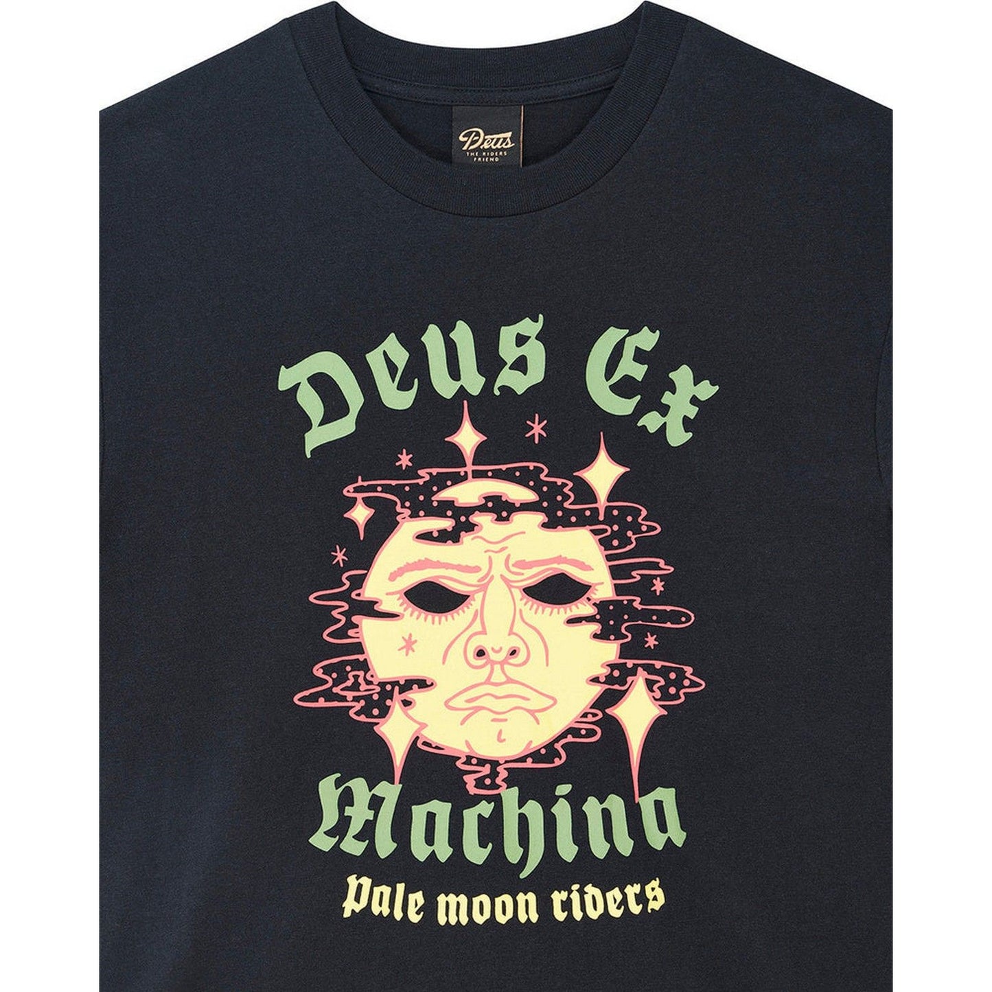 T-shirt Uomo Deus Ex Machina - Solaris Tee - Nero