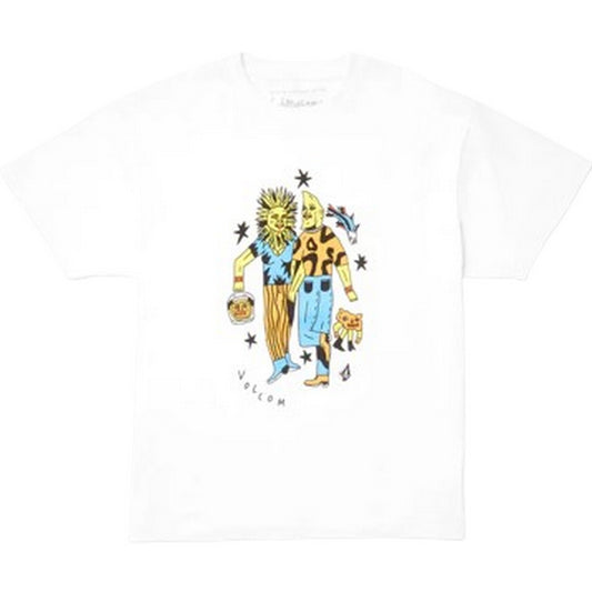 T-shirt Uomo Volcom - Fa Bob Mollema 3 Lse Sst - Bianco