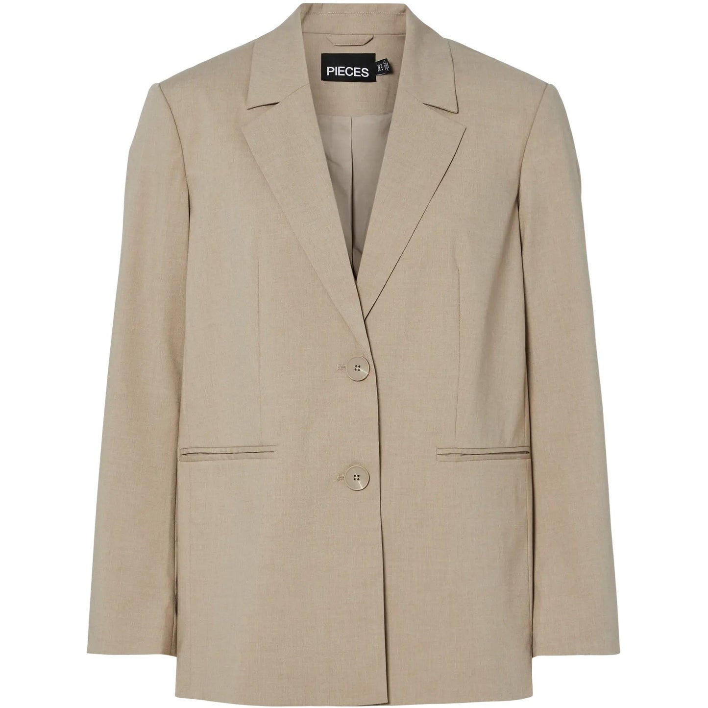 Giacche da abito e blazer Donna Pieces - Pcrosa Ls Loose Blazer Noos Bc - Grigio