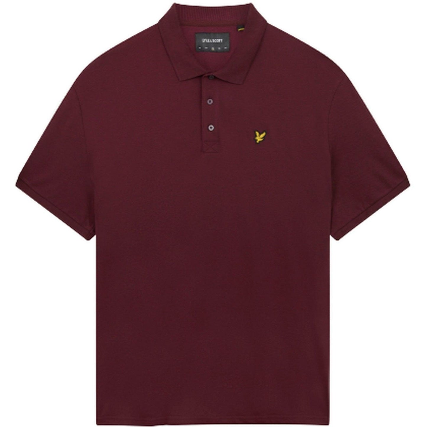 Polo Uomo Lyle & Scott - Plain Polo Shirt - Bordeaux