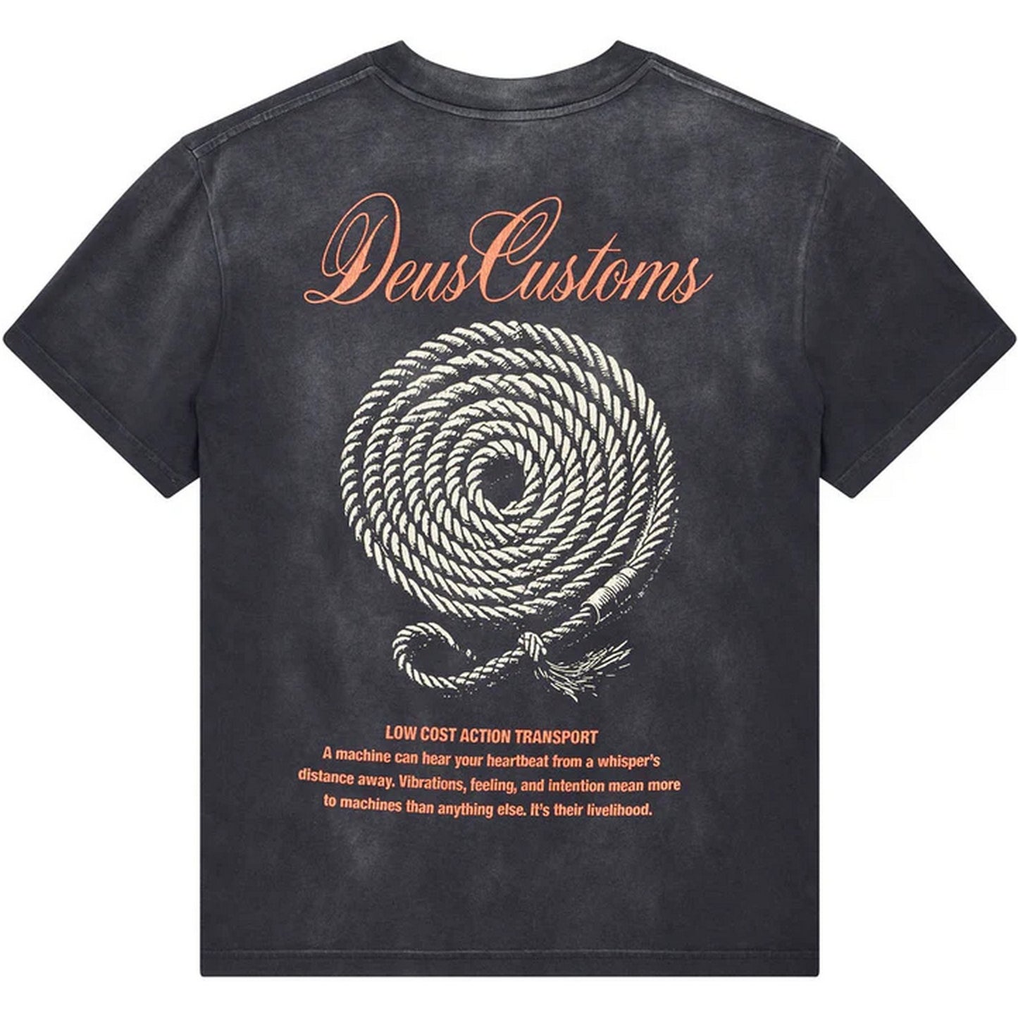 T-shirt Uomo Deus Ex Machina - Horseplay Tee - Nero