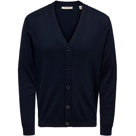 Cardigan Uomo Only & Sons - Onswyler Life Reg 14 Cardigan Knit - Blu