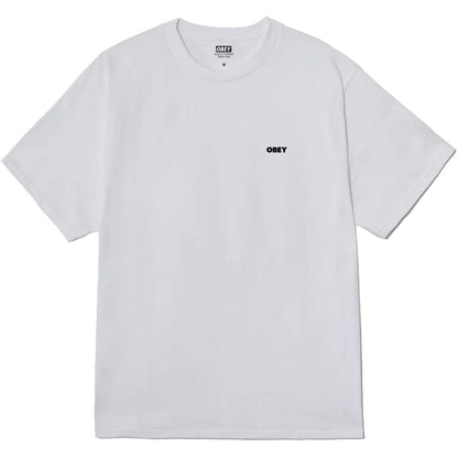 T-shirt Uomo Obey - I Will Obey Tee - Bianco