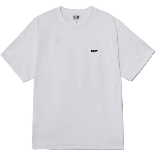 T-shirt Uomo Obey - I Will Obey Tee - Bianco