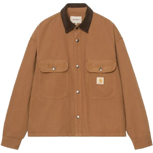 Camicie casual Uomo Carhartt Wip - Prescott Shirt Jac - Marrone