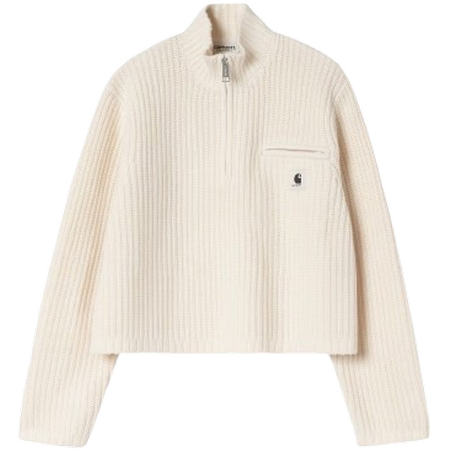 Felpe senza cappuccio Donna Carhartt Wip - W' Detroit Half Zip Sweater - Beige
