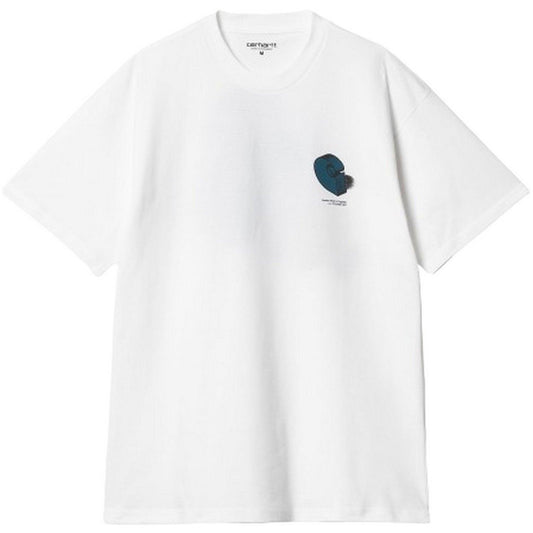 T-shirt Uomo Carhartt Wip - S/S Diagram C T-Shirt - Bianco