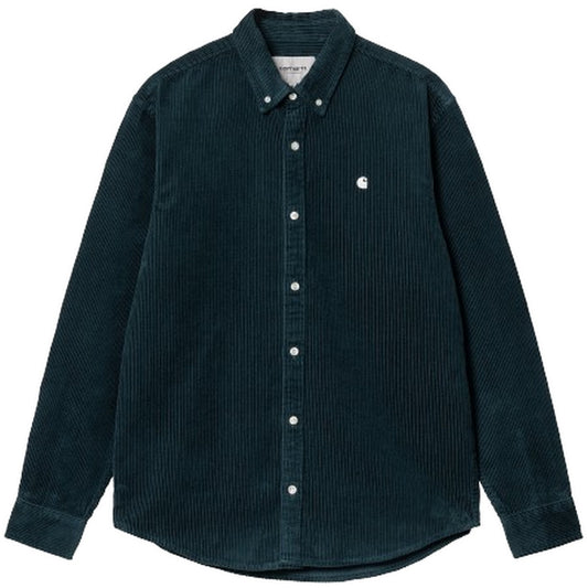 Camicie casual Uomo Carhartt Wip - L/S Madison Cord Shirt - Blu