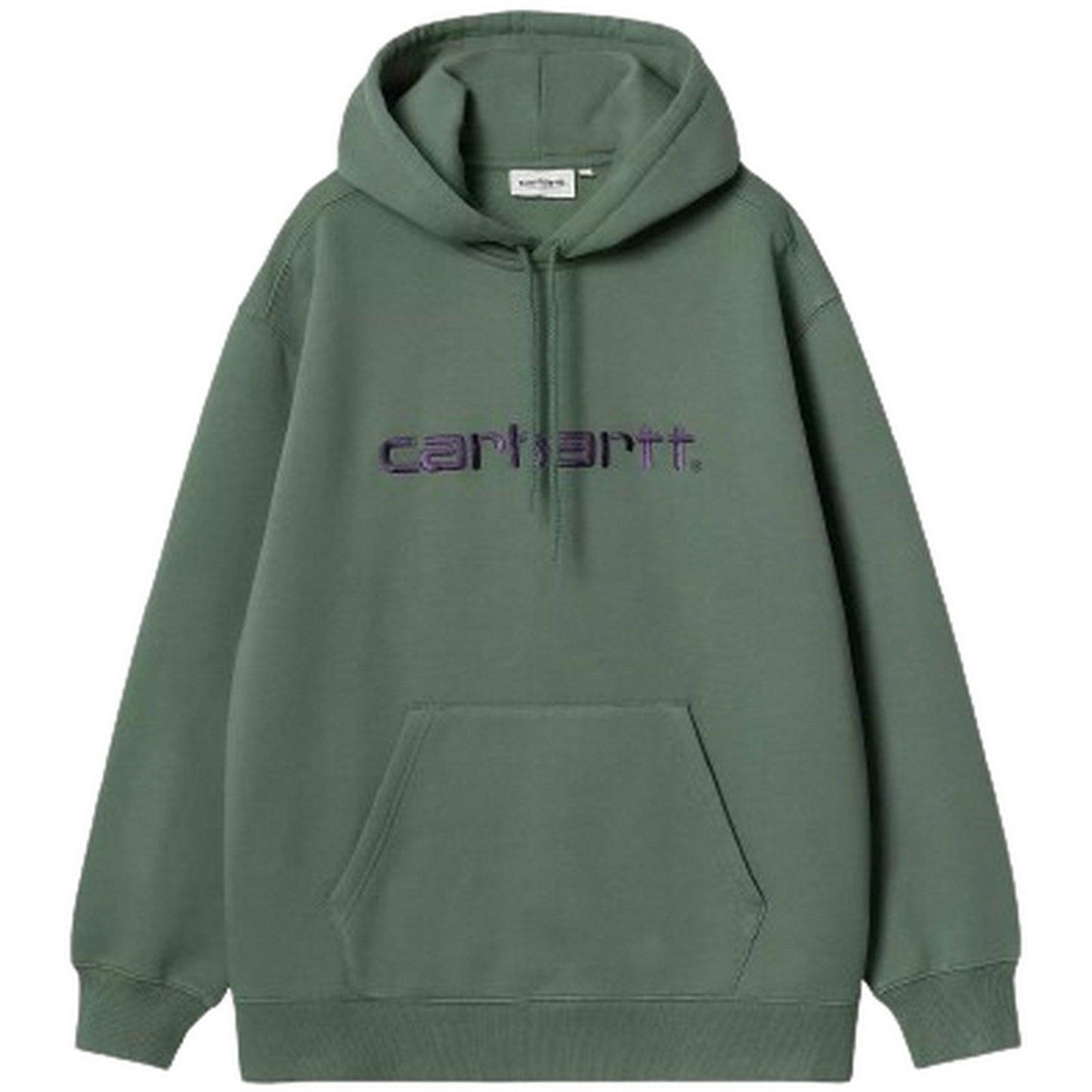 Felpe con cappuccio Donna Carhartt Wip - W' Hooded Carhartt Sweatshirt - Verde