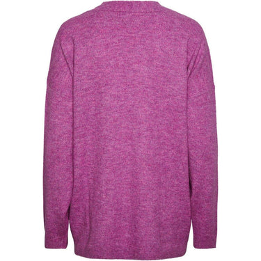 Cardigan Donna Pieces - Pcjuliana Ls Loose Knit Cardigan Noos Bc - Viola