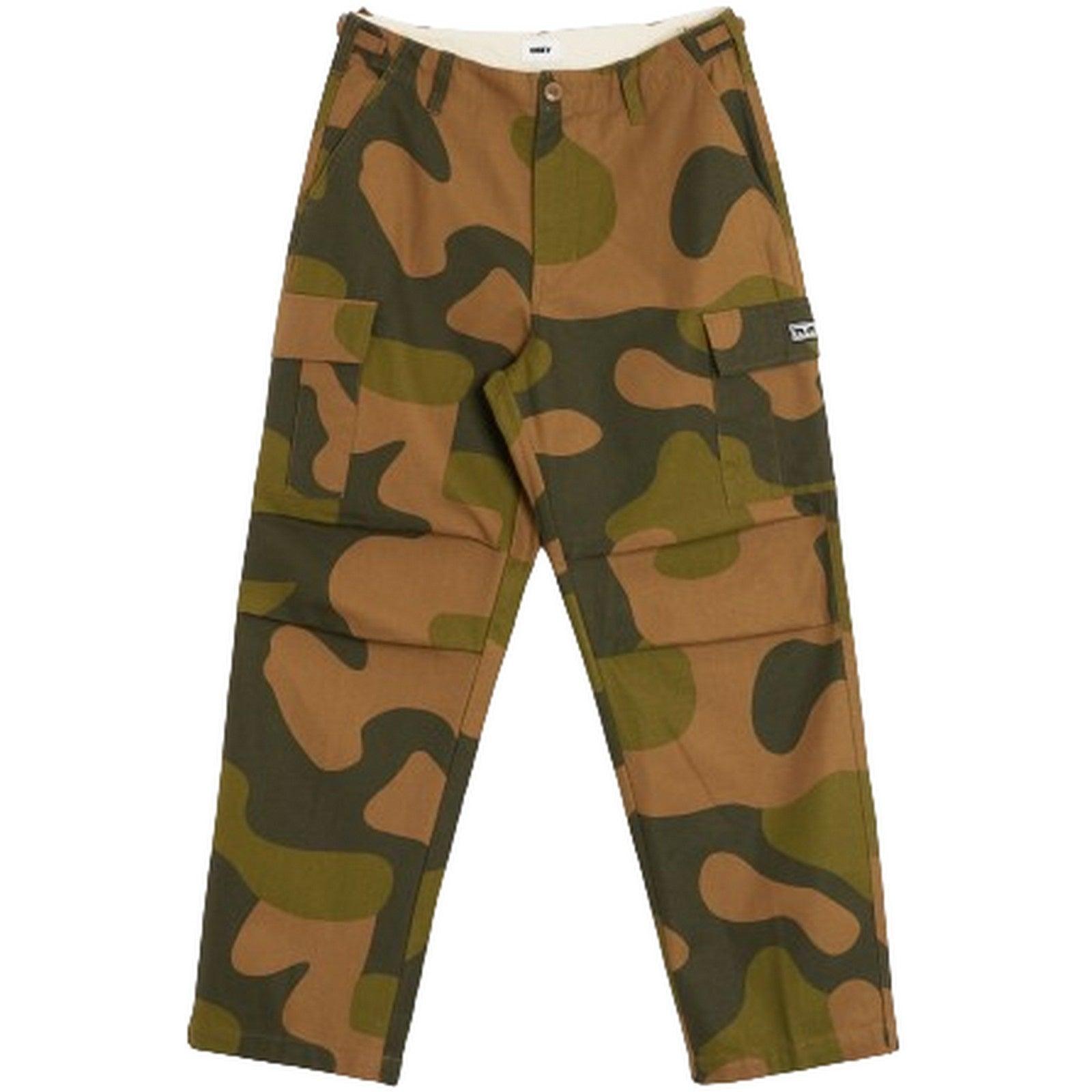 Obey Pantalon Homme Pantalon Cargo Big Timer Camouflage