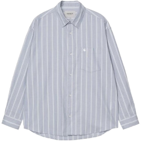 Camicie casual Uomo Carhartt Wip - L/S Beale Shirt - Blu