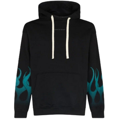 Felpe con cappuccio Uomo Vision of Super - Black Hoodie With Tiffany Racing Flames - Nero